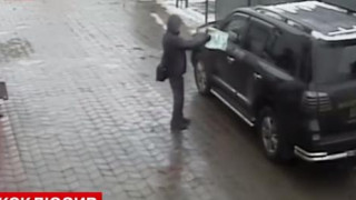 Видео - мъж се опитва да убие известен руски бизнесмен