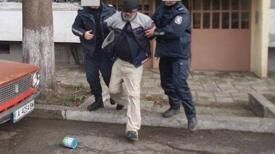 Психично болен в Бургас отново бе арестуван от полицията