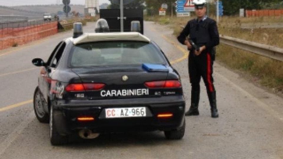 В Италия задържаха българин, издирван за въоръжени обири