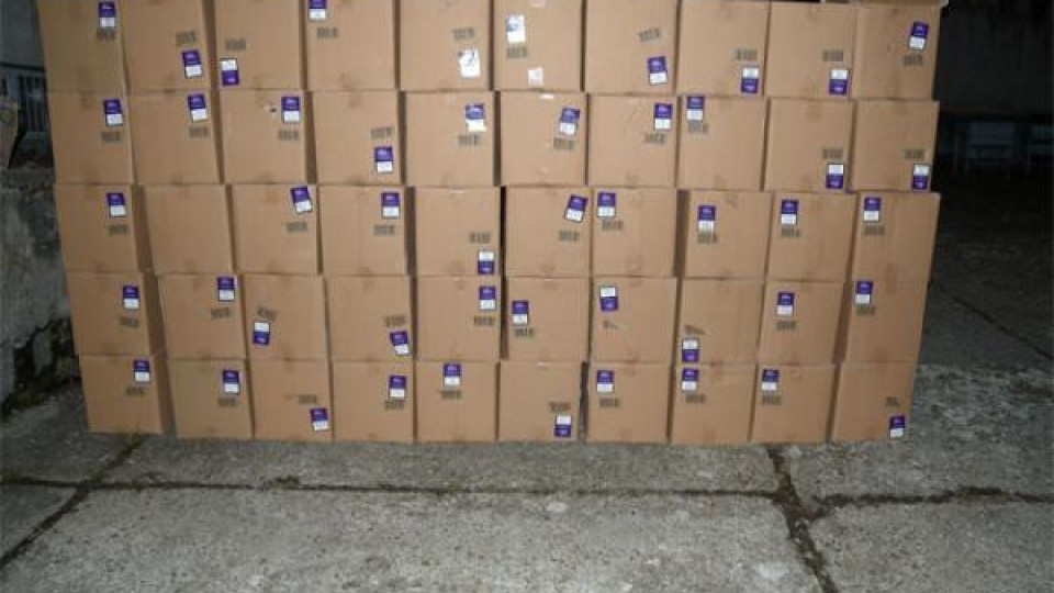 Откриха голямо количество контрабандни цигари