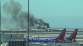 Боинг 777 катастрофира в Сан Франциско (ВИДЕО)