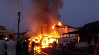 Умишлен пожар посреща Цветан Цветанов в Благоевград