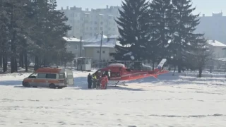 Турист падна от балкона на хотел в Банско, транспортираха го с медицинския хеликоптер