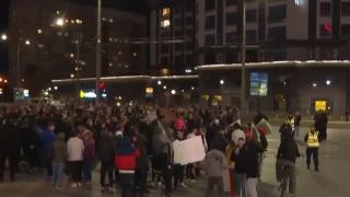 Жители на столичния "Люлин" излязоха на протест заради кризата с боклука