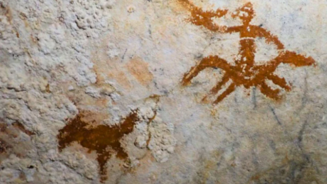 Праисторическо откритие: Очертание на ръка от преди 67 800 години