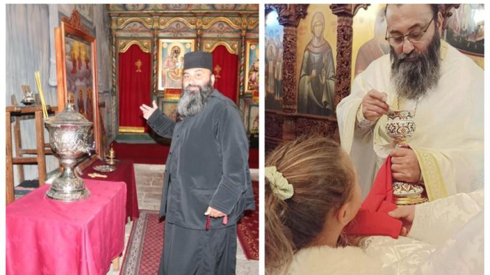 Отец Николай пази счупен свещник след чудо в храма