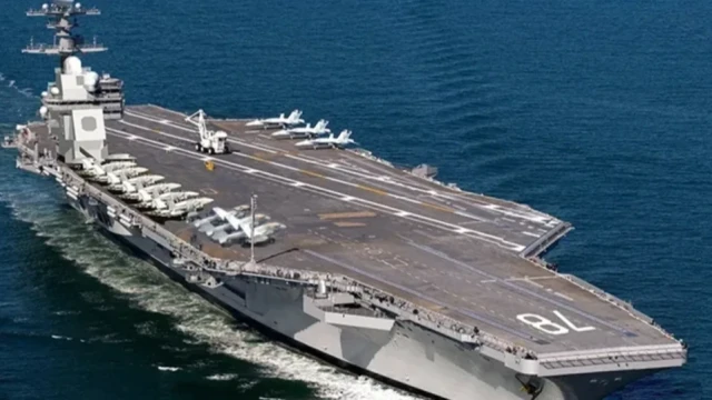 Най-големият самолетоносач на САЩ е в Средиземно море